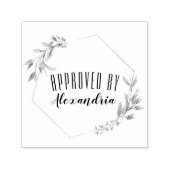 承認されたユーザー名の追加 セルフインキングスタンプ (デザイン)