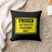 承認された人員のみの署名 クッション (ブランケット)