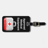承認された医療機器の荷物タグ ラゲッジタグ (正面横)