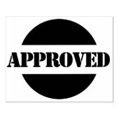 承認された大きな木製カスタムのゴムスタンプ ラバースタンプ (インプリント)