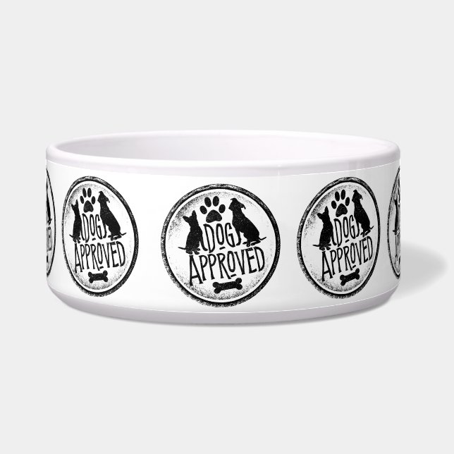 承認された犬 ボウル (正面)