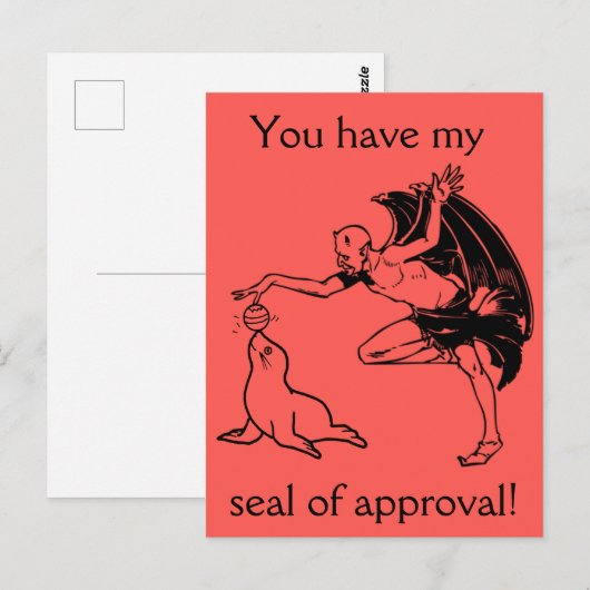 承認の証印 ポストカード (正面/裏面)