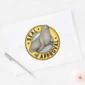 承認の証印 ラウンドシール (封筒)