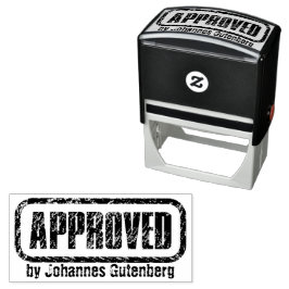 承認をスタイルで封印パーソナライズされた: セルフインキングスタンプ
