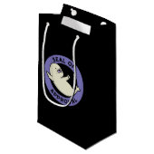 承認シールおもしろいプンダークBG スモールペーパーバッグ (正面アングル)