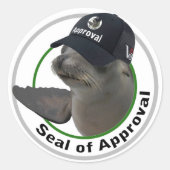 承認シールのシール ラウンドシール (正面)