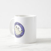 承認シールパおもしろいンの封印 コーヒーマグカップ (正面左)