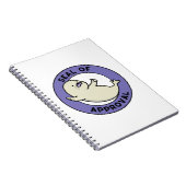 承認シールパおもしろいンの封印 ノートブック (右側)