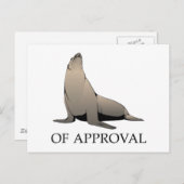 承認シール ポストカード (正面/裏面)