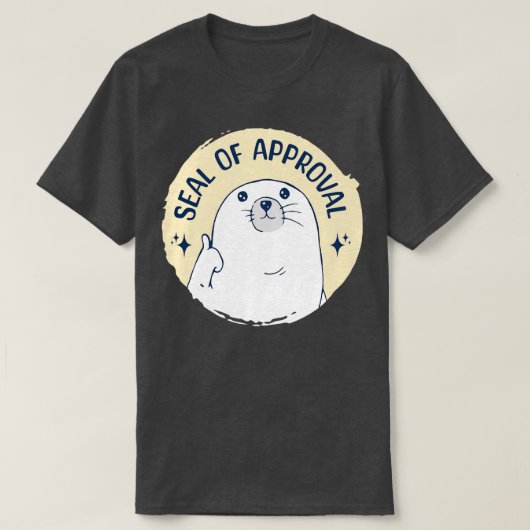 承認シール Tシャツ (デザイン正面)