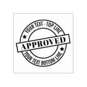 承認パーソナライズされた印章 ラバースタンプ (インプリント)