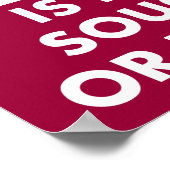 承認ポスターは必要おもしろいない ポスター (角)