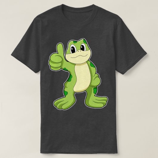 承認付きカエル Tシャツ (デザイン正面)