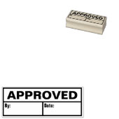 承認日付スタンプ ラバースタンプ (押印)