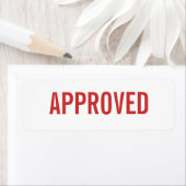 承認済みラベル ラベル (インサイチュ)