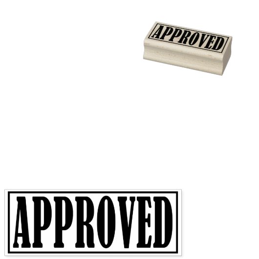 承認済み承認済みBusiness Office枠シンプル付き ラバースタンプ (押印)
