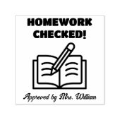 承認済み 宿題 教師向け採点 励ましスタンプ セルフインキングスタンプ (デザイン)