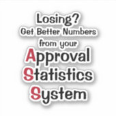 承認統計システム シール (正面)