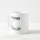 承認 コーヒーマグカップ (正面左)