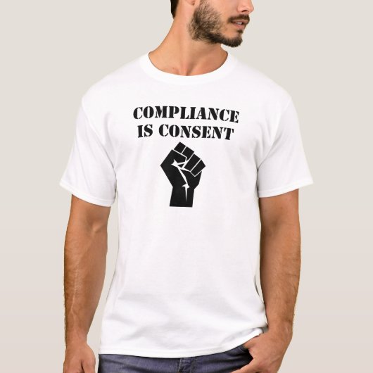 承諾は承諾です Tシャツ (正面)