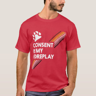 承諾は私のフォアプレーの暗闇です Tシャツ