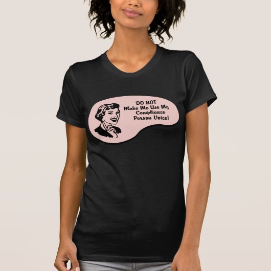 承諾人の声 Tシャツ (正面)