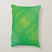 承諾 | イエローグリーンブルーボーホメダリオン アクセントクッション (裏面(縦))