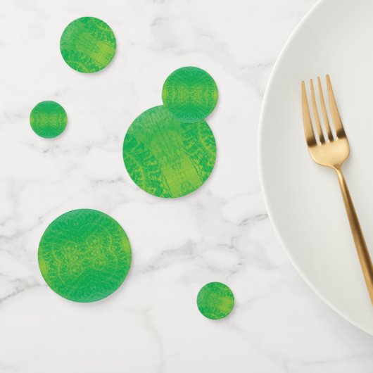 承諾 | イエローグリーンブルーボーホメダリオン コンフェッティ (グループ)