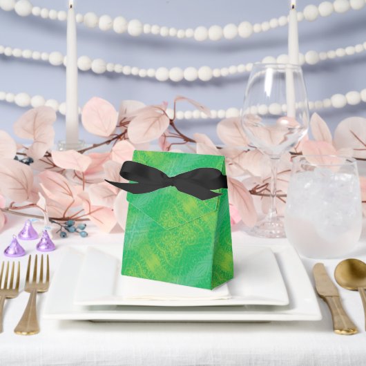 承諾 | イエローグリーンブルーボーホメダリオン フェイバーボックス (ウェディング)