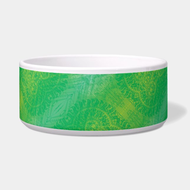 承諾 | イエローグリーンブルーボーホメダリオン ボウル (正面)