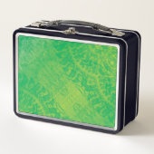 承諾 | イエローグリーンブルーボーホメダリオン メタルランチボックス (正面)