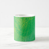 承諾 | イエローグリーンブルーボーホメダリオン モーフィングマグカップ (中央)