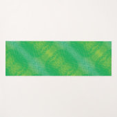 承諾 | イエローグリーンブルーボーホメダリオン ヨガマット (正面(横))