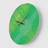 承諾 | イエローグリーンブルーボーホメダリオン ラージ壁時計 (傾斜)