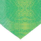 承諾 | イエローグリーンブルーボーホメダリオン ロングテーブルランナー (コーナー)