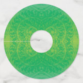 承諾 | イエローグリーンブルーボーホメダリオン ワイングラスタグ (裏面)