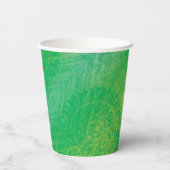 承諾 | イエローグリーンブルーボーホメダリオン 紙コップ (裏面)