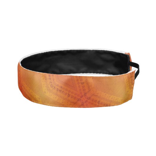 承諾 | オレンジ色の黄色い絞り模様 アスレチックヘッドバンド (右)