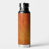 承諾 | オレンジ色の黄色い絞り模様 ウォーターボトル (右面)
