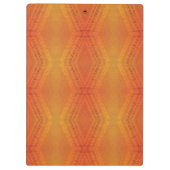 承諾 | オレンジ色の黄色い絞り模様 クリップボード (裏面)