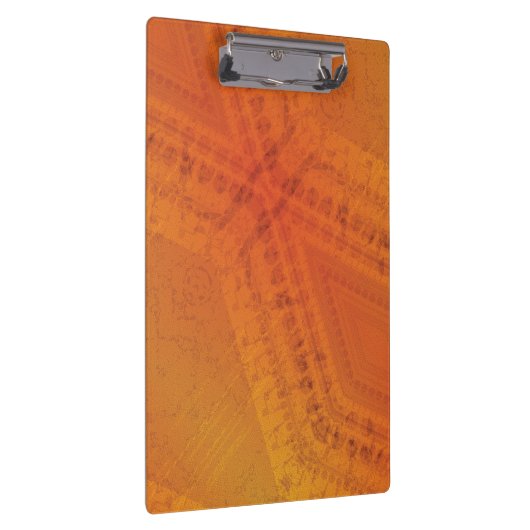 承諾 | オレンジ色の黄色い絞り模様 クリップボード (右)