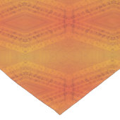 承諾 | オレンジ色の黄色い絞り模様 ショートテーブルランナー (コーナー)