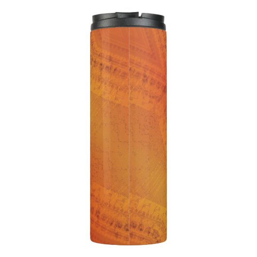 承諾 | オレンジ色の黄色い絞り模様 タンブラー (裏面)