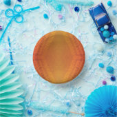 承諾 | オレンジ色の黄色い絞り模様 ペーパーボウル (パーティー)