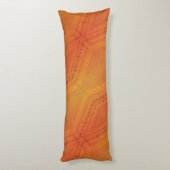 承諾 | オレンジ色の黄色い絞り模様 ボディピロー (裏面 (縦))