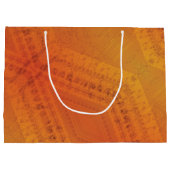 承諾 | オレンジ色の黄色い絞り模様 ラージペーパーバッグ (裏面)