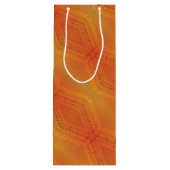 承諾 | オレンジ色の黄色い絞り模様 ワインギフトバッグ (裏面)