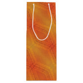 承諾 | オレンジ色の黄色い絞り模様 ワインギフトバッグ (正面)