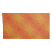 承諾 | オレンジ色の黄色い絞り模様 枕カバー (裏面-右)