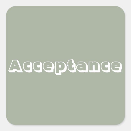 承諾 スクエアシール (正面)